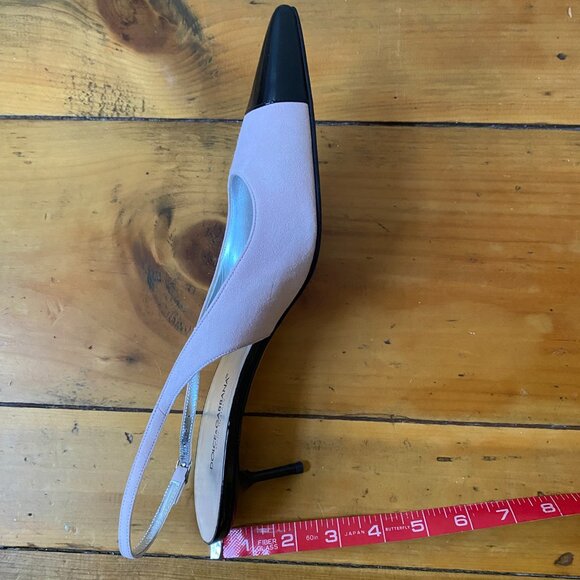 Dolce and Gabbana Sling Back Pumps - Suede and Leather - Picture 8 of 10